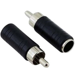 1 Rca Erkek / 6.3 Mm Dişi Jack Çevirici 1 Rca Erkek / 6.3 Mm Dişi Jack Çevirici