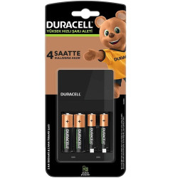 Duracell AA*2 + AAA*2 (Pilli) Hızlı Pil Şarj Aleti CEF14 (2 Adet *750 mAh AAA + 2 Adet* 1300 mAh AA Pil) Duracell AA*2 + AAA*2 (Pilli) Hızlı Pil Şarj Aleti CEF14 (2 Adet *750 mAh AAA + 2 Adet* 1300 mAh AA Pil)