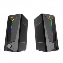 Lenovo Lecoo DS104 Kablolu Usb + 3.5Mm Jack 6W 80dB Rgb Işıklı 1+1 Gaming Speaker - Hoparlör