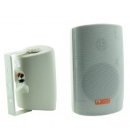 MAGICVOICE MV-38 11 Cm Trafolu 50 W Beyaz Sütun Hoparlör 2'li Takım