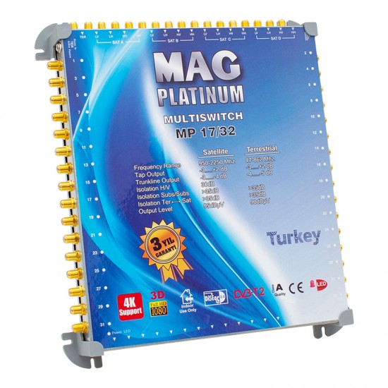 MAG PLATINUM 17-32 Sonlu Uydu Santrali