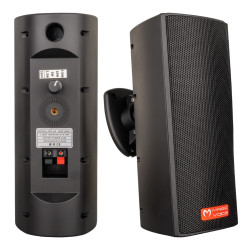 Magicvoice MV-26  2x7,5 Cm 50W 3 Yollu Siyah Sütun Hat Trafolu Hoparlör 2'li Takım