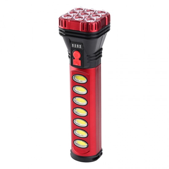 POWERMASTER HB-707-2 9+4 Ledli Solar + Şarjlı El Feneri