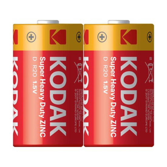 Kodak Super Heavy Duty D Boy (R20) Pil 2'li Paket Kodak Super Heavy Duty D Boy (R20) Pil 2'li Paket