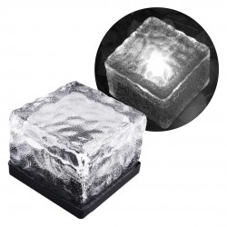 POWERMASTER PM-21645 Solar Beyaz Ledli Tuğla Görünümlü Bahçe Dekorasyon Aydınlatma