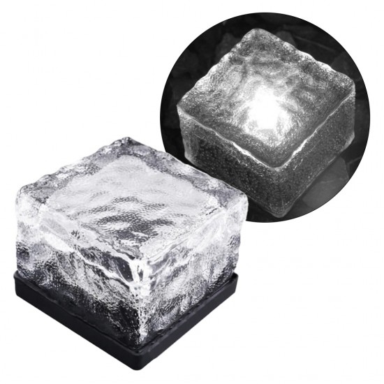 POWERMASTER PM-21645 Solar Beyaz Ledli Tuğla Görünümlü Bahçe Dekorasyon Aydınlatma