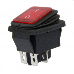 IC-104W Geniş Körüklü 4P Işıklı On-Off Anahtar