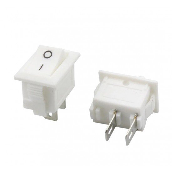 IC-120B Mini Işıksız On-Off 2P Anahtar Beyaz