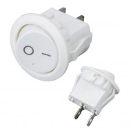 IC-133A Yuvarlak Işıksız On-Off Anahtar 2P