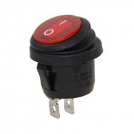IC-133W Yuvarlak Işıklı Su Geçirmez  2P On-Off Anahtar