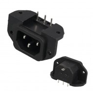 IC-212C C14 Power Soket Erkek Kulaklı 90'C Pcb