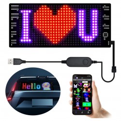 POWERMASTER PM-23820 7x17cm USB’li Kayan Yazı Led Tabela