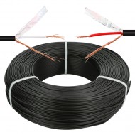 MAGICVOICE AV808 Profesyonel 2 Damarlı Blendajlı Enstrüman Mikrofon Ses Kablosu 100 Metre OD 8.0 (Folyo Zırhlı)