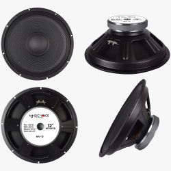MAGICVOICE MV-12 Maks.600 Watt / Rms 300 Watt 12” Siyah 30 Cm Woofer Yedek Hoparlör