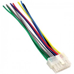 POWERMASTER PM-30044 12 Pin 10Cm Kablolu Kenwood Piranha Oto Teyp Soket 27x20x13mm