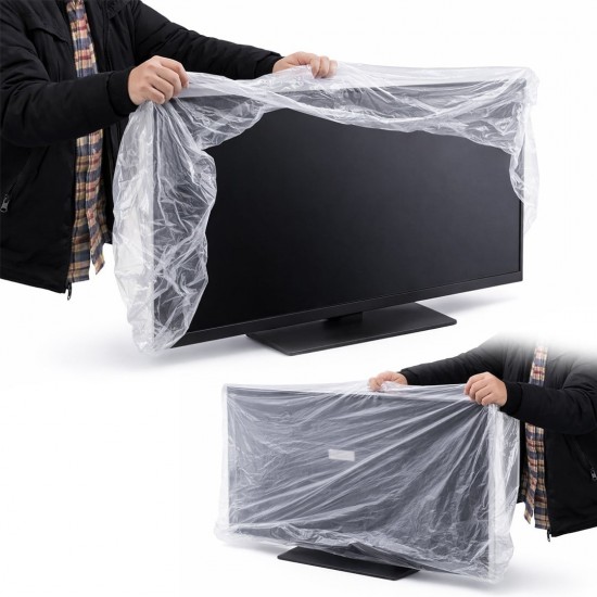 Weko WK-23093 32 Inç TV Monitör Toz Nem Önleyici Şeffaf Ekran Koruma Poşeti