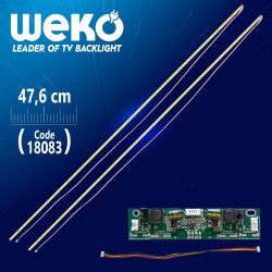 43'' Inch 51 Ledli 47 Cm Universal Tv E-Led Takımı 43'' Inch 51 Ledli 47 Cm Universal Tv E-Led Takımı