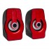 MAGICVOICE MV-4941 USB Hoparlör Rgb Işıklı Siyah/Mavi-Siyah/Kırmızı (2*3 Watt - 4 Ohm)