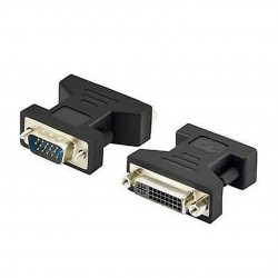 POWERMASTER PM-5260 VGA - DVI Dişi 24+5 Pin 15 Pin Erkek Dönüştürücü Çevirici Aparat (VGA TO DVI)