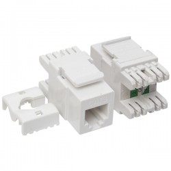 Rj 45 Cat3 Şase 180 Derece Keystone Jack