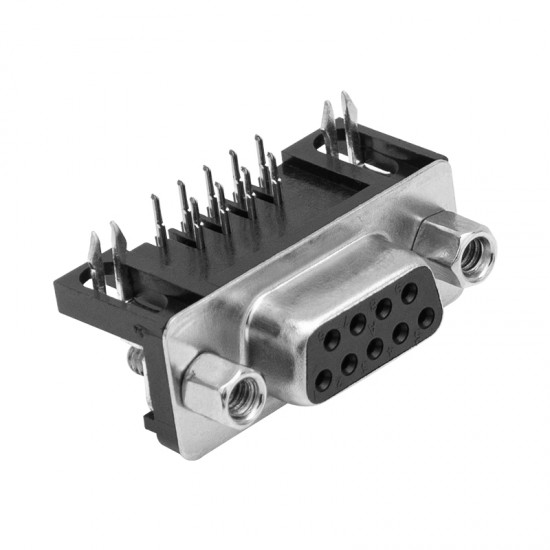 POWERMASTER PM-7399 9 Pin Dişi D-SUB 90 Derece Konnektör