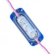 POWERMASTER 12 Volt 0.6 Watt Mavi 2835 65 X 25 Mm IP65 120 Lümen 160 Derece Modül Led