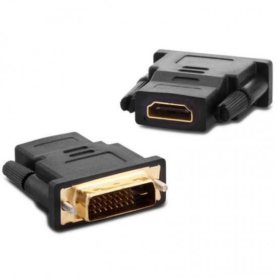 POWERMASTER PM-8713 24+1 Pin Gold DVI Erkek - HDMI Dişi Çevirici