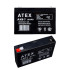 Atex 6 Volt - 7 Amper Akü (150 x 50 x 94 mm)
