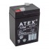 Atex 6 Volt 4 AH Işıldak Aküsü (70*48*101 Mm)