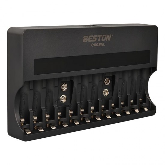 Beston C9028WL AA/AAA/9V/C Boy/D Boy/Lion Hızlı Pil Şarj Cihazı