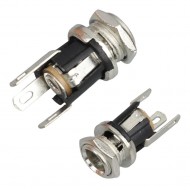 IC-258A Dc Jak Üstten Somunlu 2.1Mm Somunlu Ø8Mm