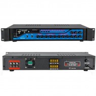 Dexun D-200 3 Zone 200 W USB-BT 2 Mik. Giriş Hat Trafolu Anfi