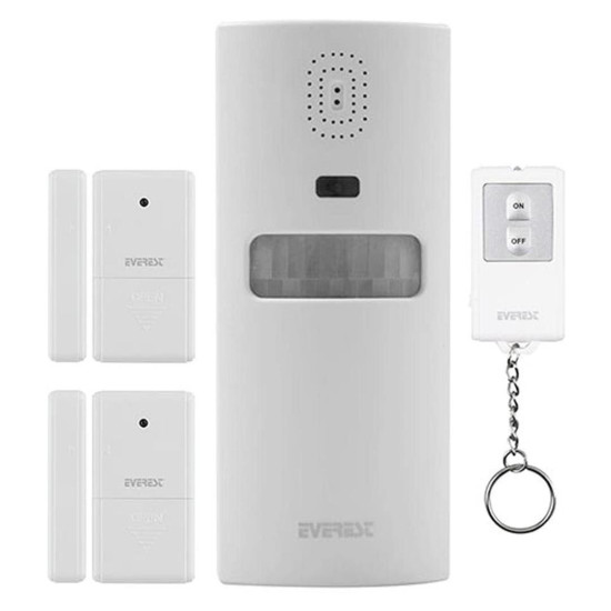 Everest EG-9830 PIR Kızılötesi Hareket Sensörlü Güvenlik Alarmı Uzaktan Kumandalı Everest EG-9830 PIR Kızılötesi Hareket Sensörlü Güvenlik Alarmı Uzaktan Kumandalı