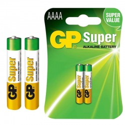 GP 25A İncenin İncesi AAAA Alkalin 2'li Pil
