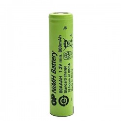 GP 1.2 Volt 800 mAh Düz Kafa Şarjlı AAA İnce Kalem Pil 80AAH