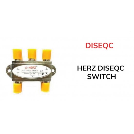Herz 4x1 950-2400MHz 3dB Diseqc Switch