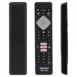 Huayu Philips RM-L1660 RC4498 RC4501 YKF291-003 Netflix-Youtube-Rakuten Tv Tuşlu Lcd Led Tv Kumanda (Ses Komutsuz)
