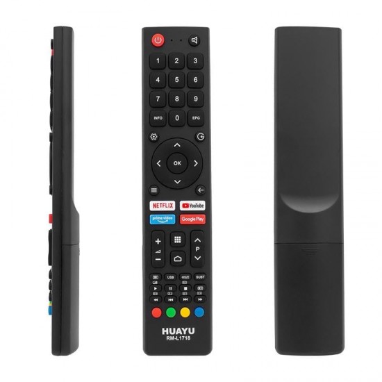 Huayu RM-L1718 Changhong Netflıx- Youtube- Prıme Vıdeo- Google Play Tuşlu Unıversal Lcd-Led Tv Kumanda