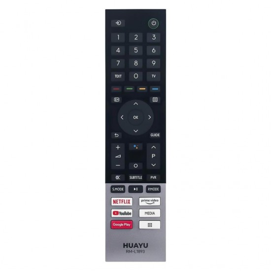 Huayu RM-L1893 Toshiba Universal Ses Komutsuz Lcd Led Tv Kumanda