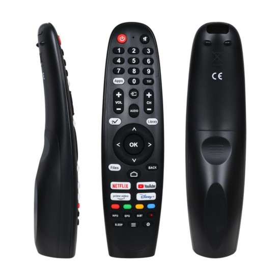 Strong - Fobem Ses Komutsuz Wholeos Netflix-Youtube-Prime Video-Disney Plus Tuşlu Lcd Led Tv Kumandası