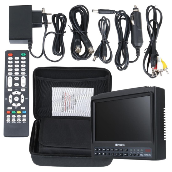 Magbox MG-717S/T+ 7'' İnç Full HD LCD Ekranlı Görüntülü Uydu Yön Bulucu (Uzaktan Kumandalı)