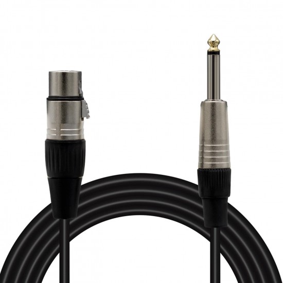 MAGICVOICE LD379B 6.3 Mm Mono Erkek - Canon Dişi 15 Metre Kablo