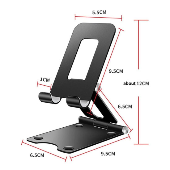 PowerMaster A30 Metal Masaüstü Telefon Tablet Tutacağı Universal