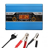 POWERMASTER DC-1210A 12 Volt Max 10 Amper Digital Ekranlı Akıllı Akü Şarj Cihazı