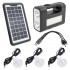 POWERMASTER GD-8017T Solar Panelli 3 Ampullü Solar Aydınlatma Sistemi