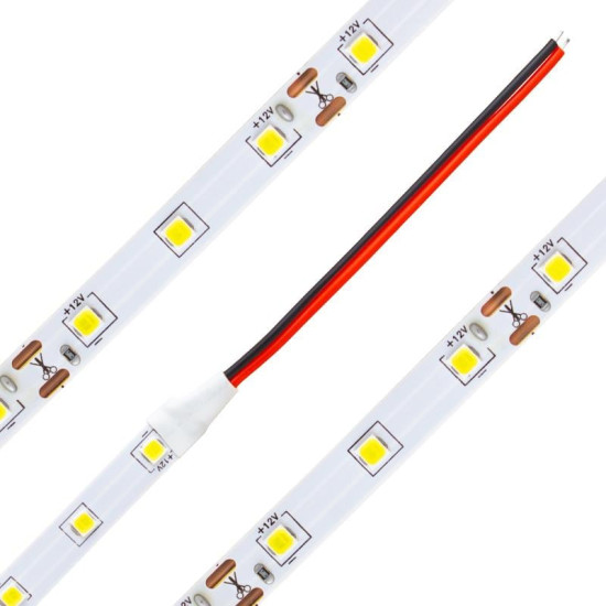 Powermaster 3 Çipli İç Mekan Silikonsuz 60 Led 5 Metre Beyaz Şerit Led