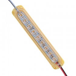 POWERMASTER Parlak Yanıp Sönen Sarı 24 Volt 1.2 Watt 2835 Modül Led 14*32.5