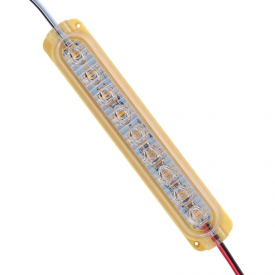 POWERMASTER Parlak Yanıp Sönen Sarı 24 Volt 1.2 Watt 2835 Modül Led 14*32.5