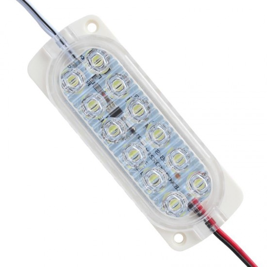 POWERMASTER Parlak Yanıp Sönen 24 Volt 1.2 Watt Beyaz 2835 Modül Led