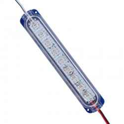 POWERMASTER Parlak Yanıp Sönen Mavi 24 Volt 1.2 Watt 2835 Modül Led 14*32.5